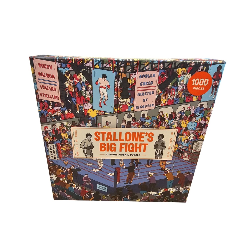 Stallones Big Fight Movie Jigsaw Puzzle 1000 Pieces Rocky Balboa Apollo‎ Creed